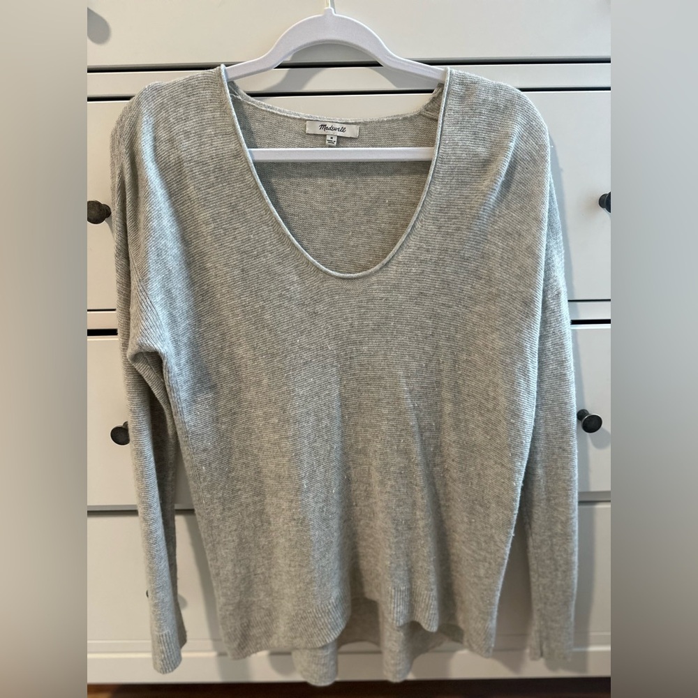 Madewell Lightweight Grey Sweater